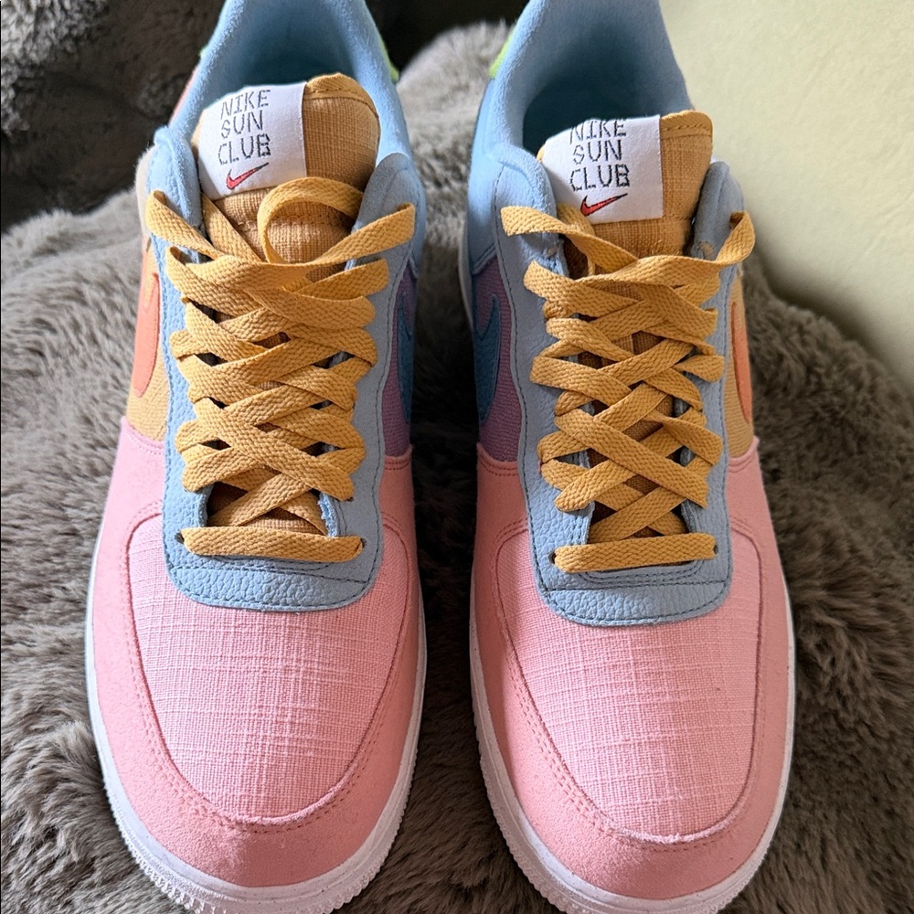Nike Sun Club Pink and Blue Athletic Shoes